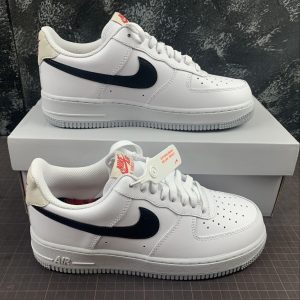 Nike Air Force 1 Low “White Black Bone Ember Glow”