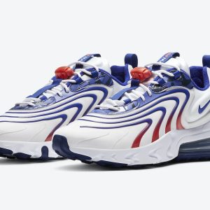Nike Air Max 270 React ENG "White Blue Red"