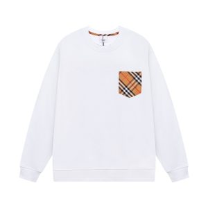 Sudadera BURBERRY G5 bolsillo blanca