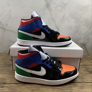 Nike Air Jordan 1 Mid SE "Multi Patent"