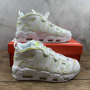 Nike Air More Uptempo White Yellow