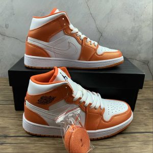 Nike Air Jordan 1 Mid "Metallic Orange"