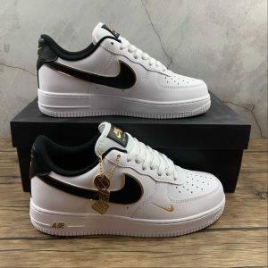 Nike Air Force 1 Gold Double Swoosh
