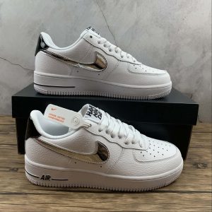 Nike Air Force 1 Low Black Metallic Silver