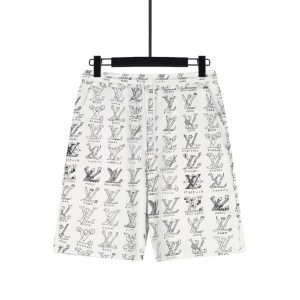 Bañador blanco con estampado Louis Vuitton