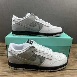 Nike Dunk Low White/Neutral Grey-Black (W)