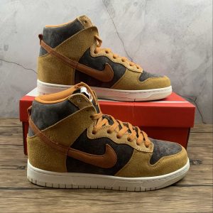 Nike Dunk High PRM "Dark Russet"