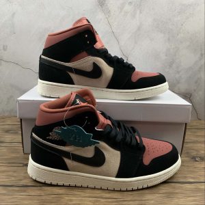 Nike Air Jordan 1 Mid "Burgundy Dusty Pink"
