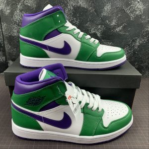 Nike Air Jordan 1 Mid "Hulk Green Purple"