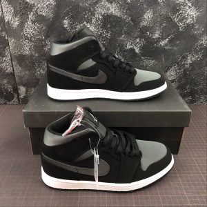 Nike Air Jordan 1 Mid Black Grey