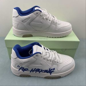 OFF-WHITE Out Of Office For Walking White White Dark Blue