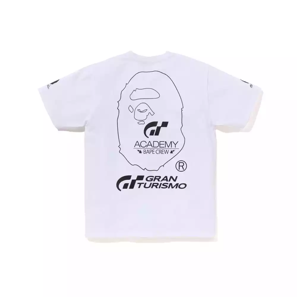 Camiseta BAPE x Gran Turismo blanca - Imagen 2