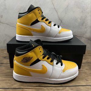 Nike Air Jordan 1 Mid University Gold (GS)