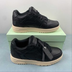 OFF-WHITE Out Of Office OOO Black Gold