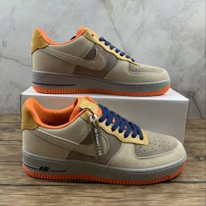 Nike Air Force 1'07 Low Beige Orange Yellow
