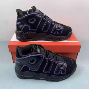 Nike Air More Uptempo 96 Black Game Royal Iron Grey