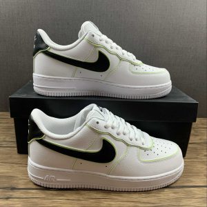 Nike Air Force 1 Black White Volt