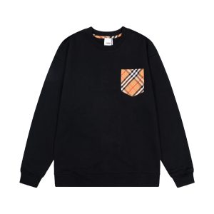 Sudadera BURBERRY G5 bolsillo negra