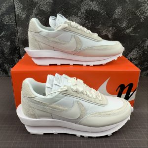 Sacai x Nike LDWaffle "White Nylon"