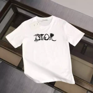 Camiseta DIOR Blanco/Negro