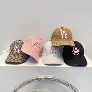 Gorra Gucci x LA con logo cosido