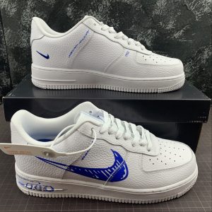 Nike Air Force 1 Low Sketch White Royal Blue