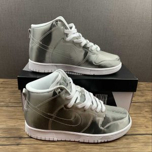 Nike Dunk High CLOT Metallic Silver