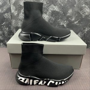 Balenciaga Speed Graffiti Black