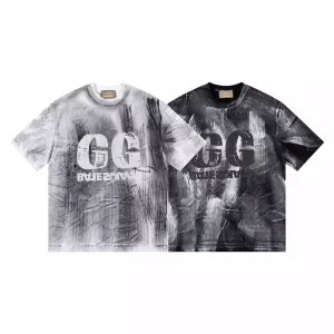 Camiseta Gucci x Balenciaga Gris/Negro