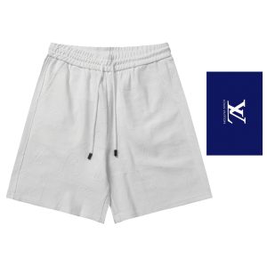 Pantalón corto Louis Vuitton blanco "Relief"