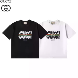 Camiseta Gucci cinturón Blanco/Negro