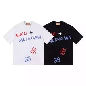 Camiseta Gucci x Balenciaga Blanco/Negro