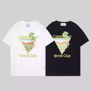 Camiseta Casablanca Tennis Club Blanco/Negro