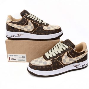 Louis Vuitton x Air Force 1 café