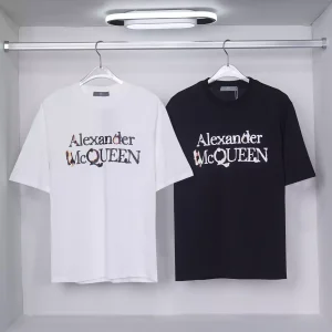 Camiseta Alexander McQueen Blanco/Negro