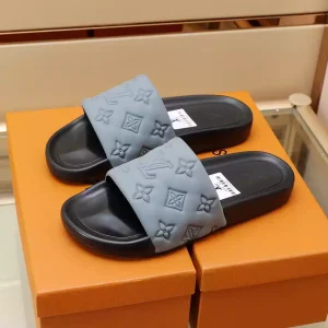 Sandalias Louis Vuitton "Mule Waterfront Monogram Grey"