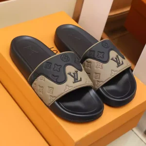 Sandalias Louis Vuitton "Wave" Black Beige