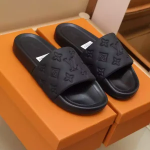 Sandalias Louis Vuitton "Mule Waterfront Monogram Black"