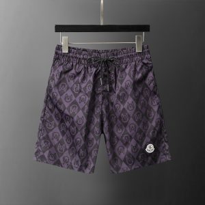 Pantalón corto negro Moncer "Monogram Logo"