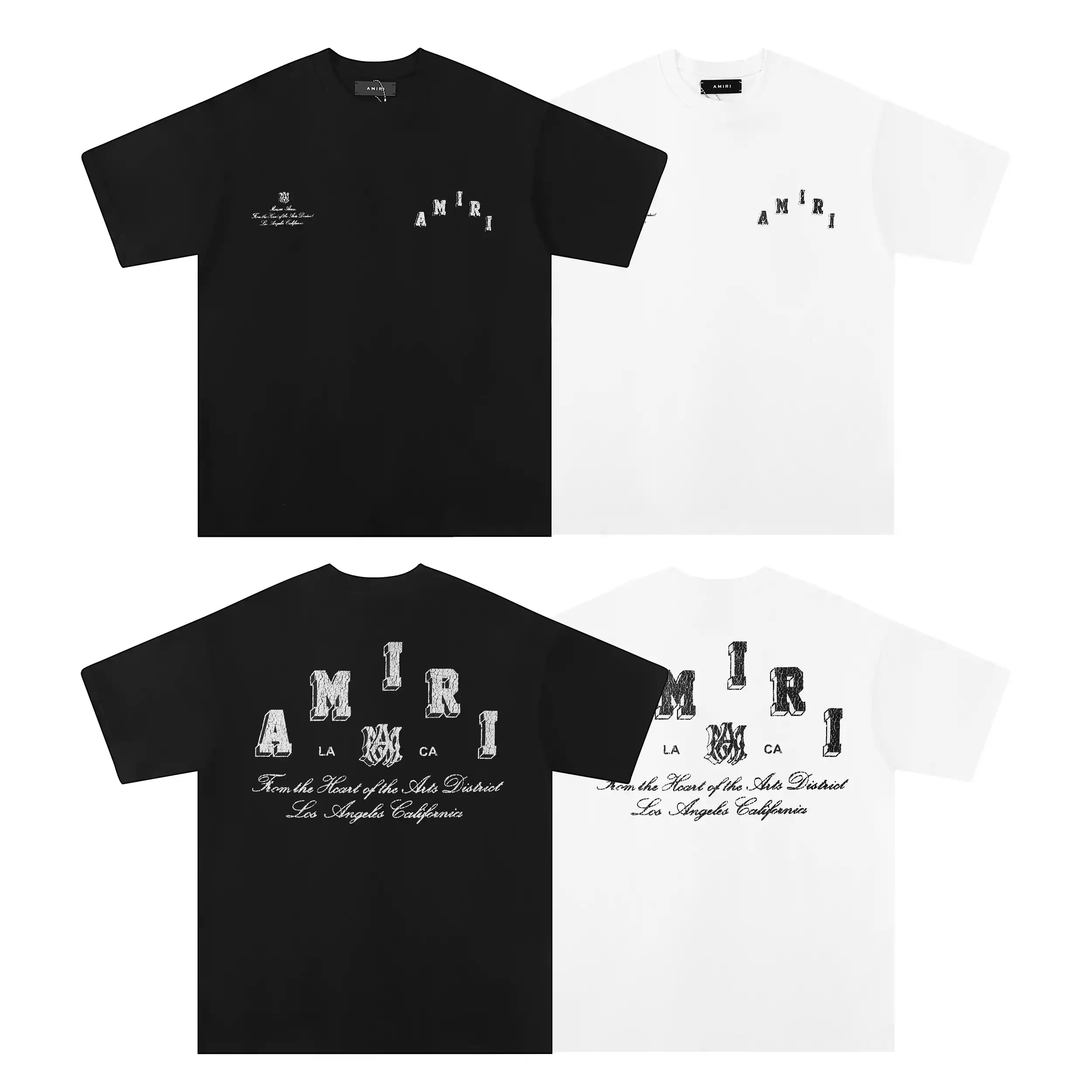 Camiseta Amiri negro talla L (ENVÍO 72 HORAS)