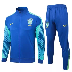 Chándal cremallera larga Brasil 24-25 azul