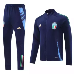 Chándal cremallera larga Italia 24-25 negro
