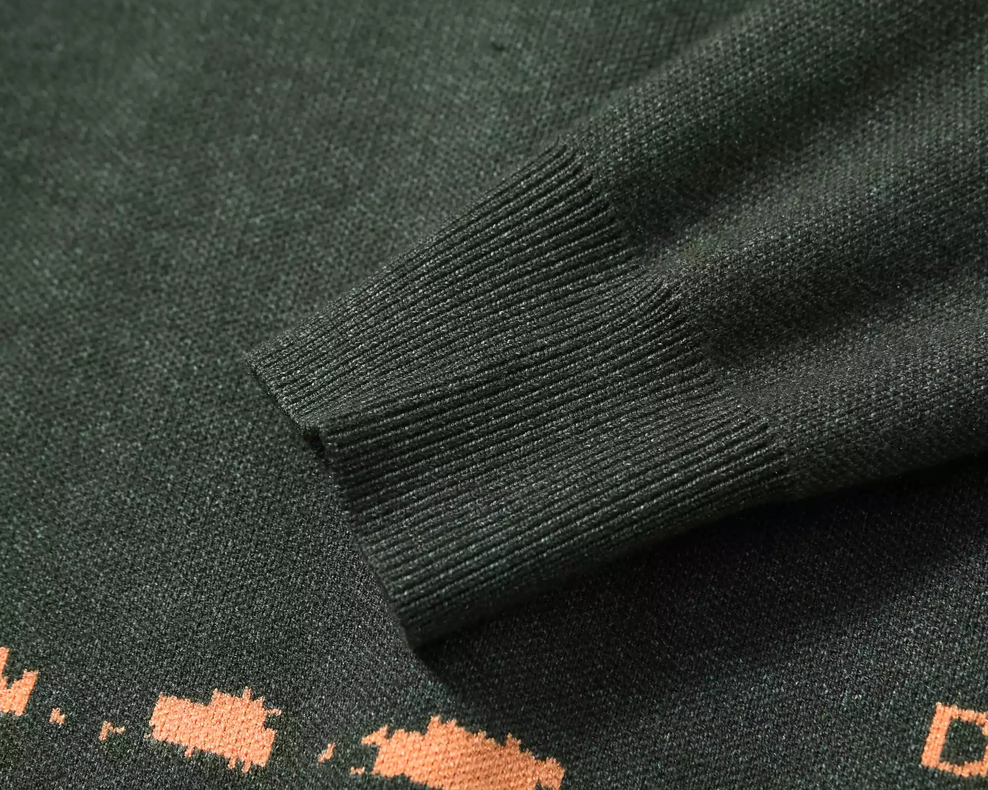 Suéter Alexander McQueen "Intarsia" gris oscuro - Imagen 5