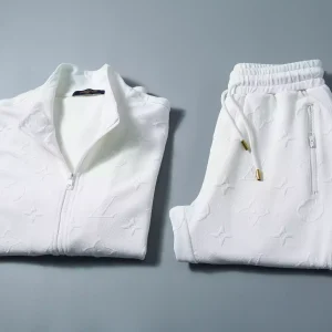 Chándal Louis Vuitton monagrama blanco