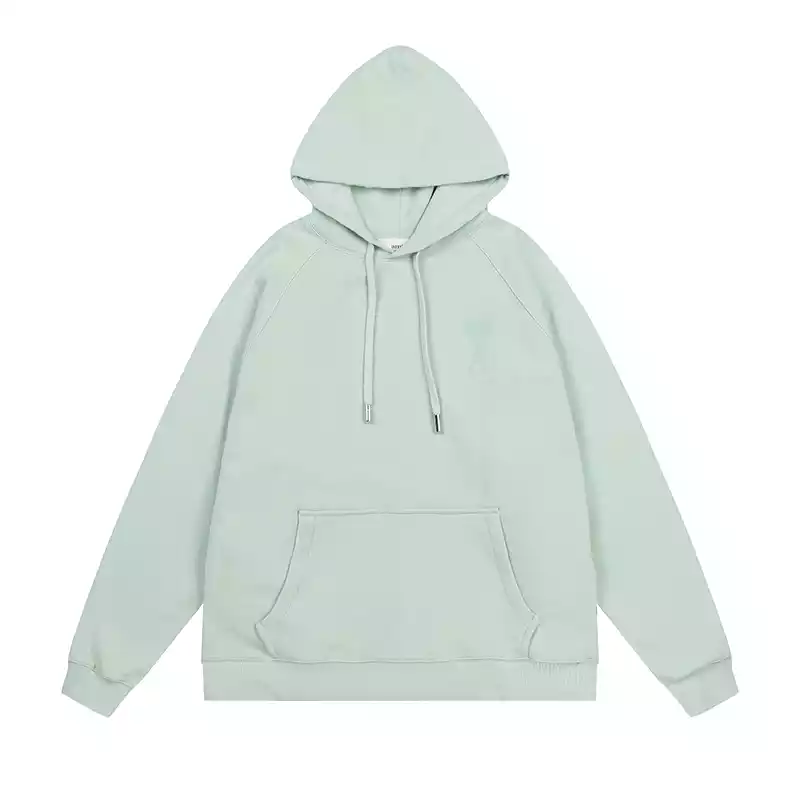 Sudadera con capucha Ami Paris logo cosido 6 colores - Imagen 6