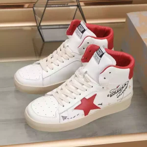 Golden Goose "Sky-Star" blanco/rojo