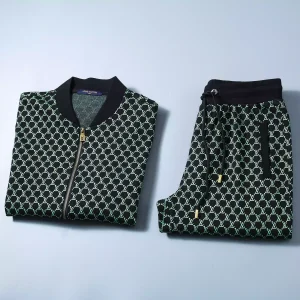 Chándal Louis Vuitton "Fishnet" negro