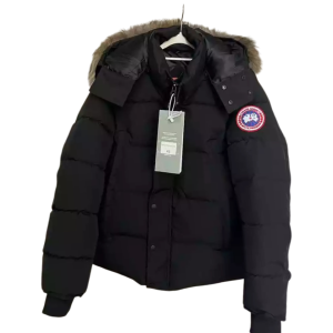 Chaqueta acolchada Canada Goose negro