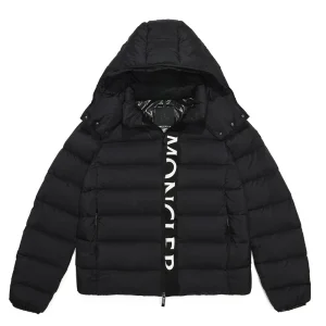 Chaqueta acolchada Moncler negro reflectante G5 (ENVIO 72 HORAS)