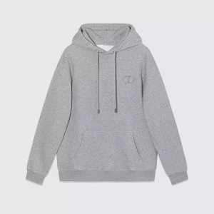 Sudadera con capucha Dior "CD Icon" gris